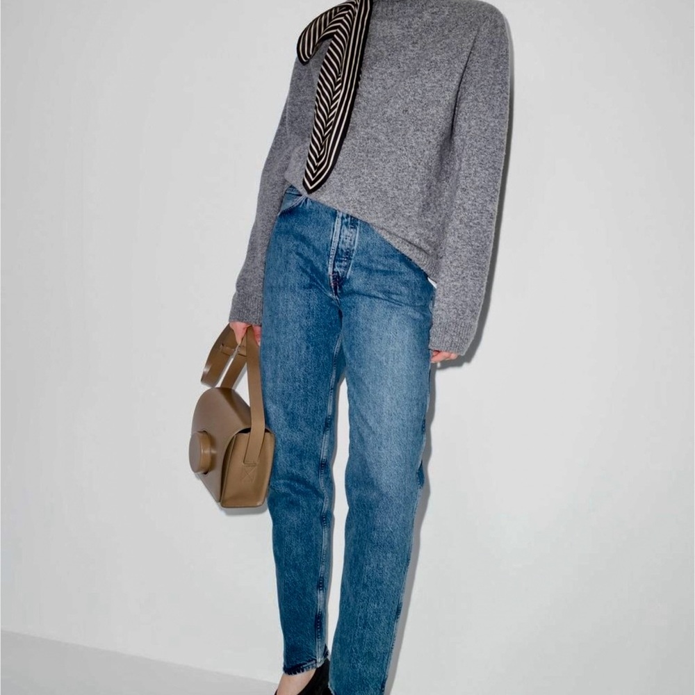 TomboyX Blue Straight Leg Women's Jeans